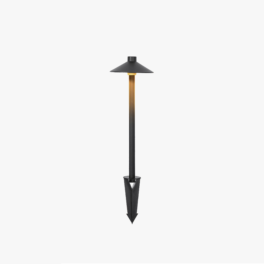 Arisha Modern Design LED Außenleuchte Solar Schwarz Garten Metall