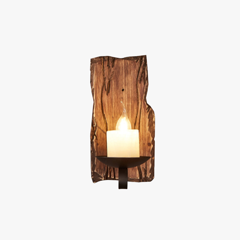 Epoch Moderne LED Wandleuchte Holz/Metall Wohnzimmer/schlafzimmer