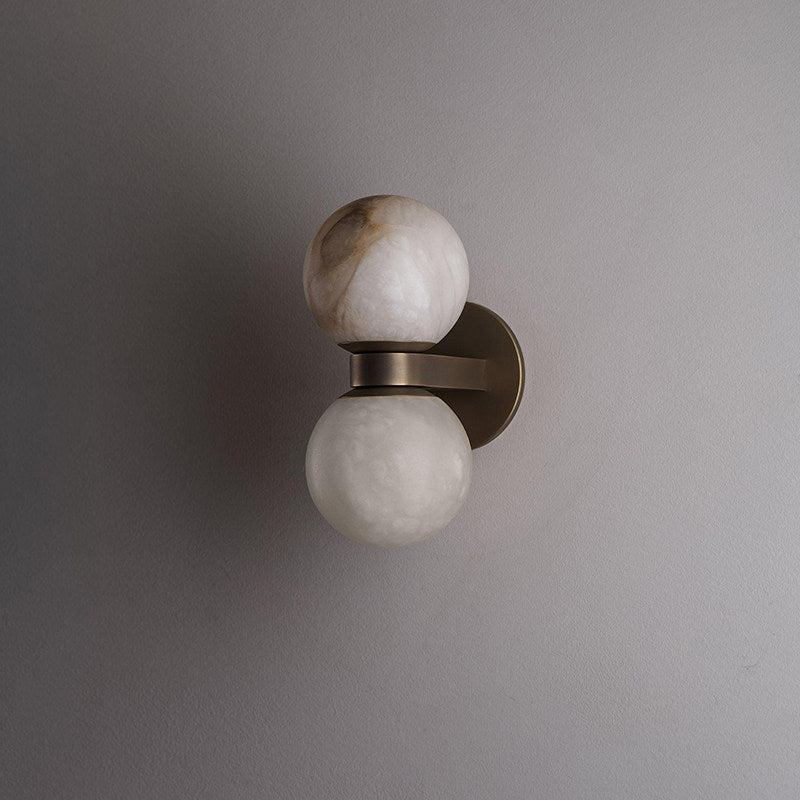 Lumenor Alabaster Celestia Orb Wandleuchte