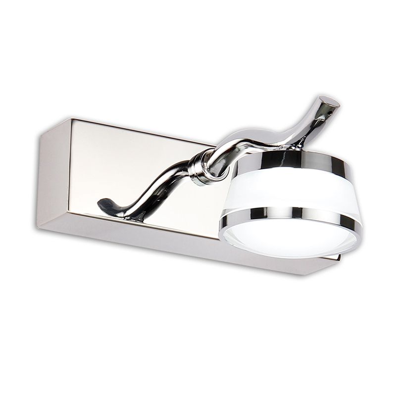Arisha Modern Globe LED Wandleuchte Weiß Schlaf/Badezimmer Metall Acryl