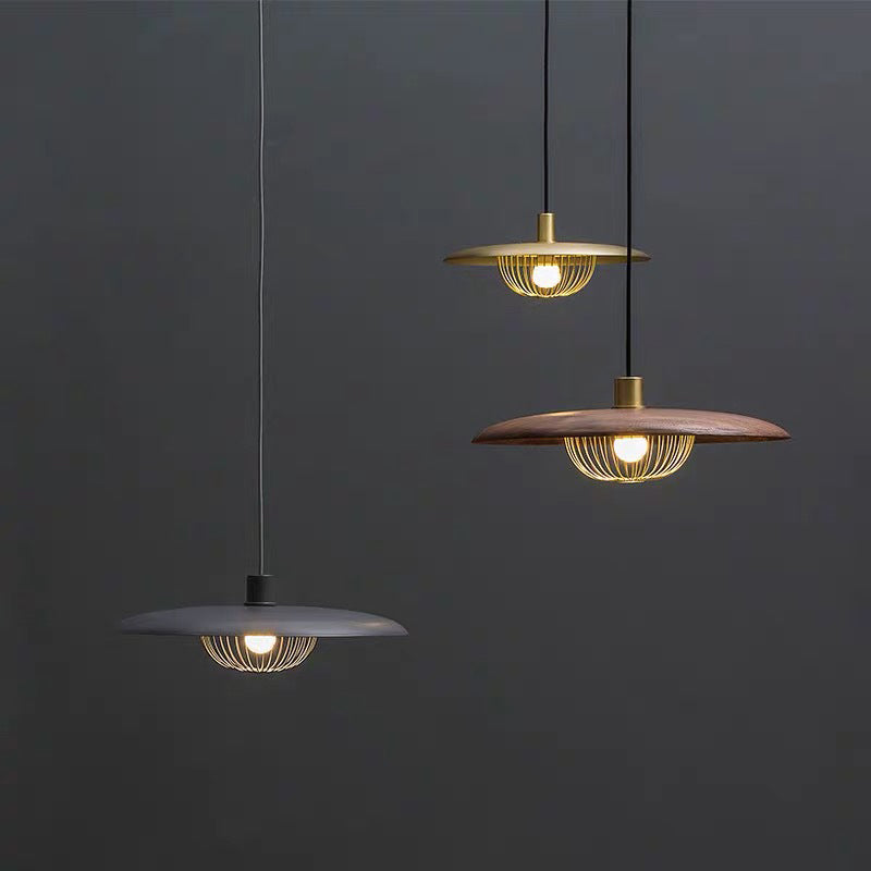 Arisha Modern LED Designer Pendelleuchte Schlafr/Wohn/Esszimmer 5 Farben Metall Durchmesser-35-45cm