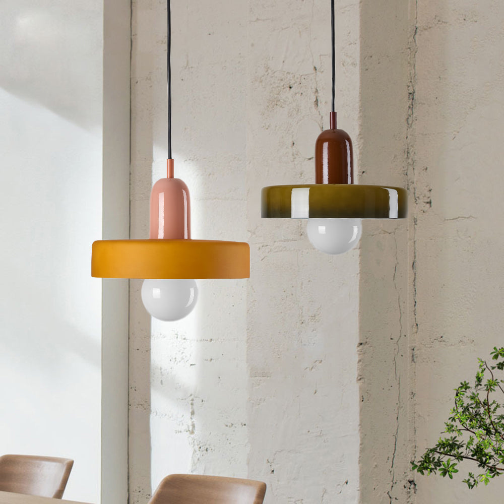 Arisha Pendelleuchte, 9 Farbe, Glas