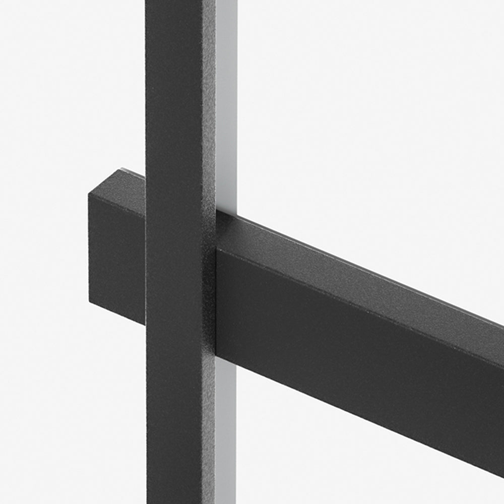Ray Außenwandleuchte Minimalistisch Duo-Linear Schwarz LED Garten Balkon