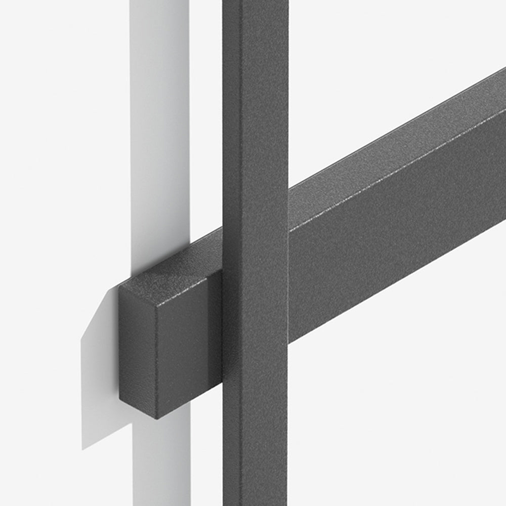 Ray Außenwandleuchte Minimalistisch Duo-Linear Schwarz LED Garten Balkon