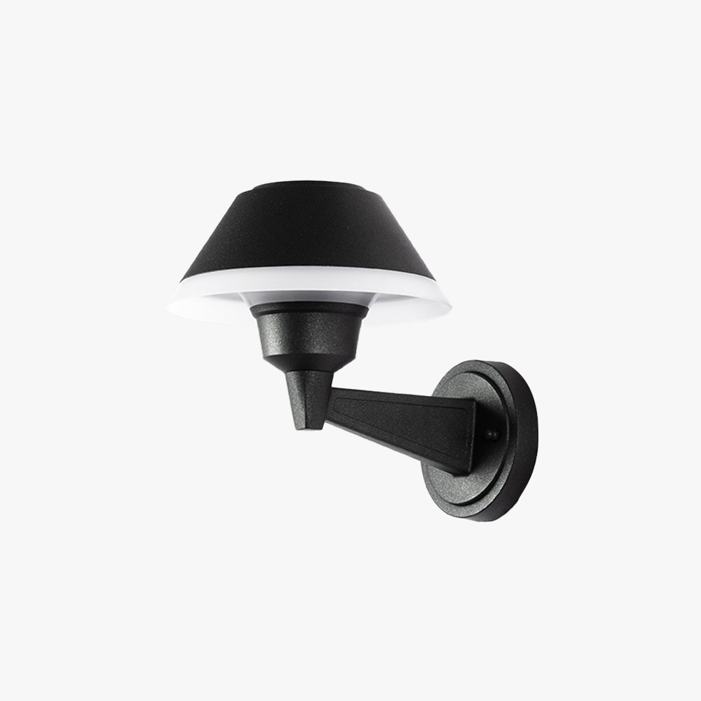 Arisha Modern LED Außenwandleuchte Schwarz Garten/Flur/Balkon Metall&Acryl 22CM Lang