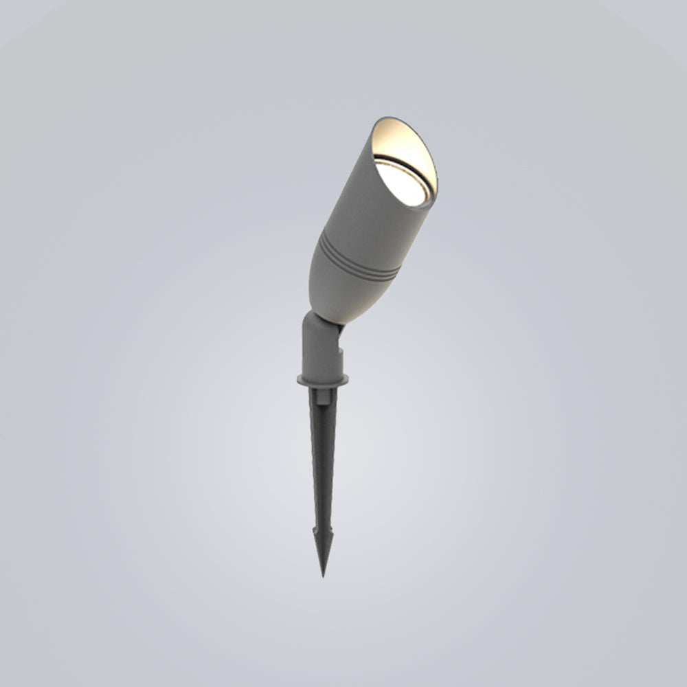 Ray Modern LED Außenleuchte Zylinder Garten, Schwarz, Metall Glas