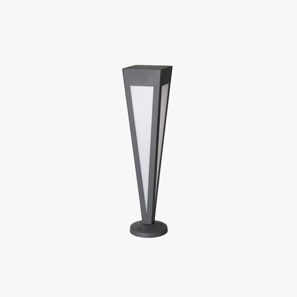 Arisha Modern LED Linear Außenleuchte Schwarz Garten/Flur/Balkon Metall&Acryl