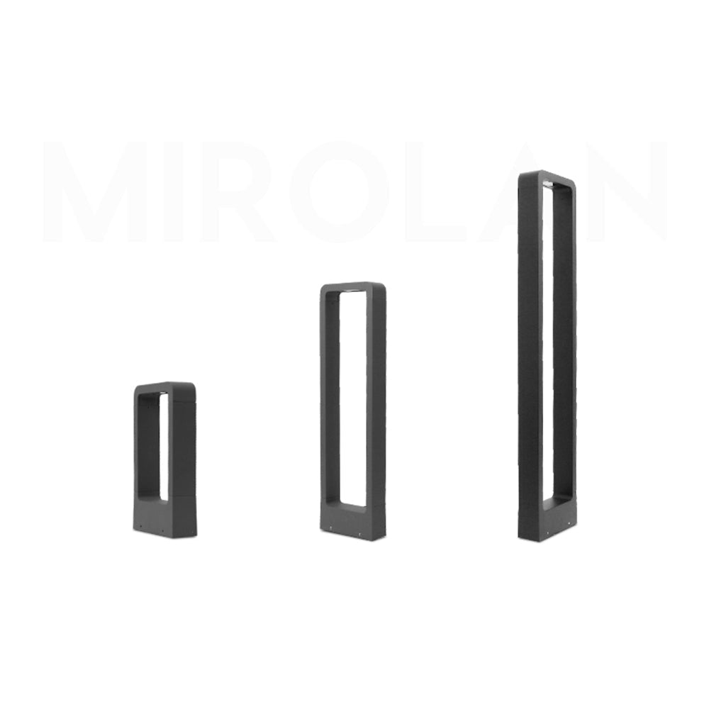 Ray Modern Minimalistisch LED Außenleuchte Schwarz Flur Metall&Acryl 30/60/80CM Lang