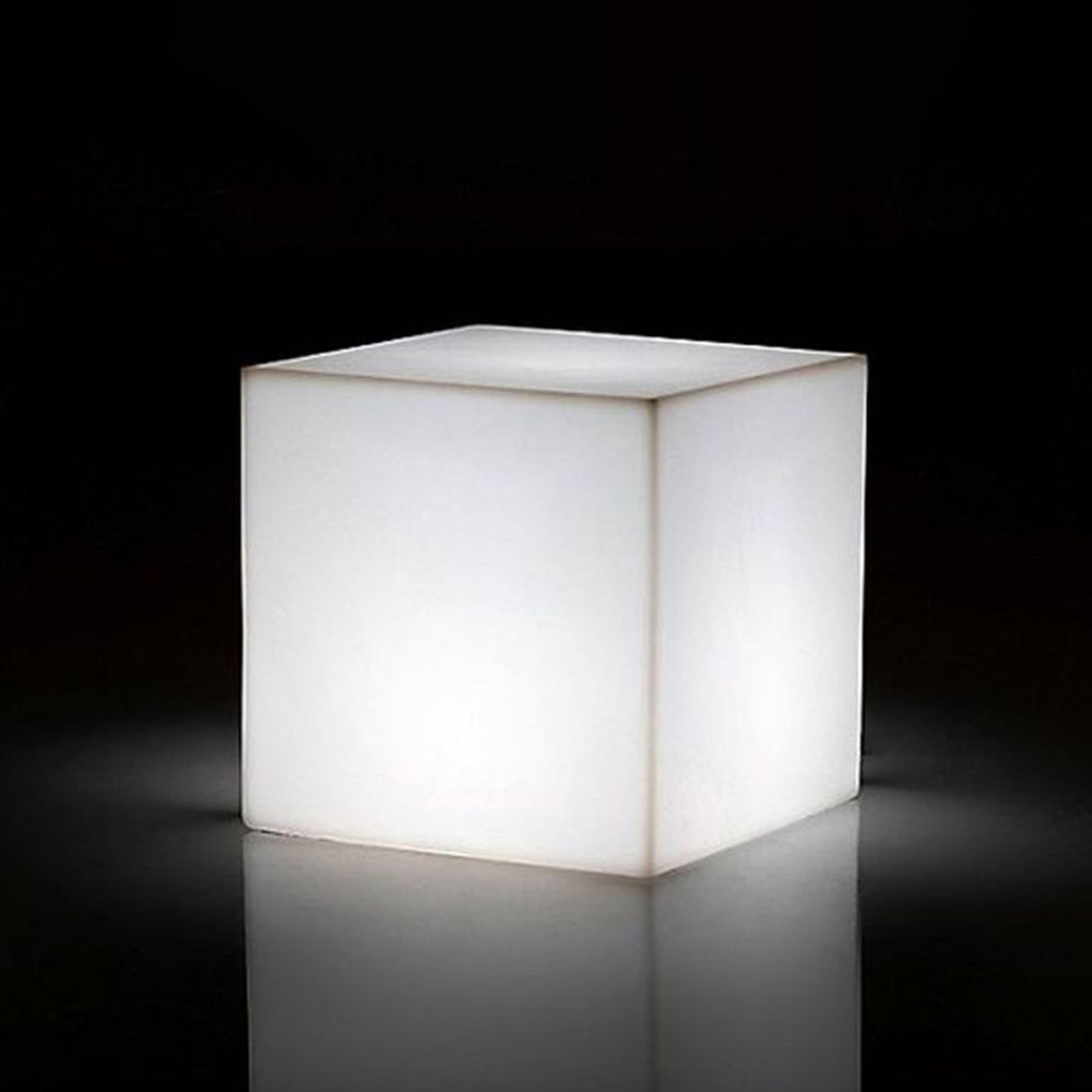Ray Modern LED Außenleuchte Weiß Garten/Flur/Balkon PE Würfelform 7 Größen Wiederaufladbar