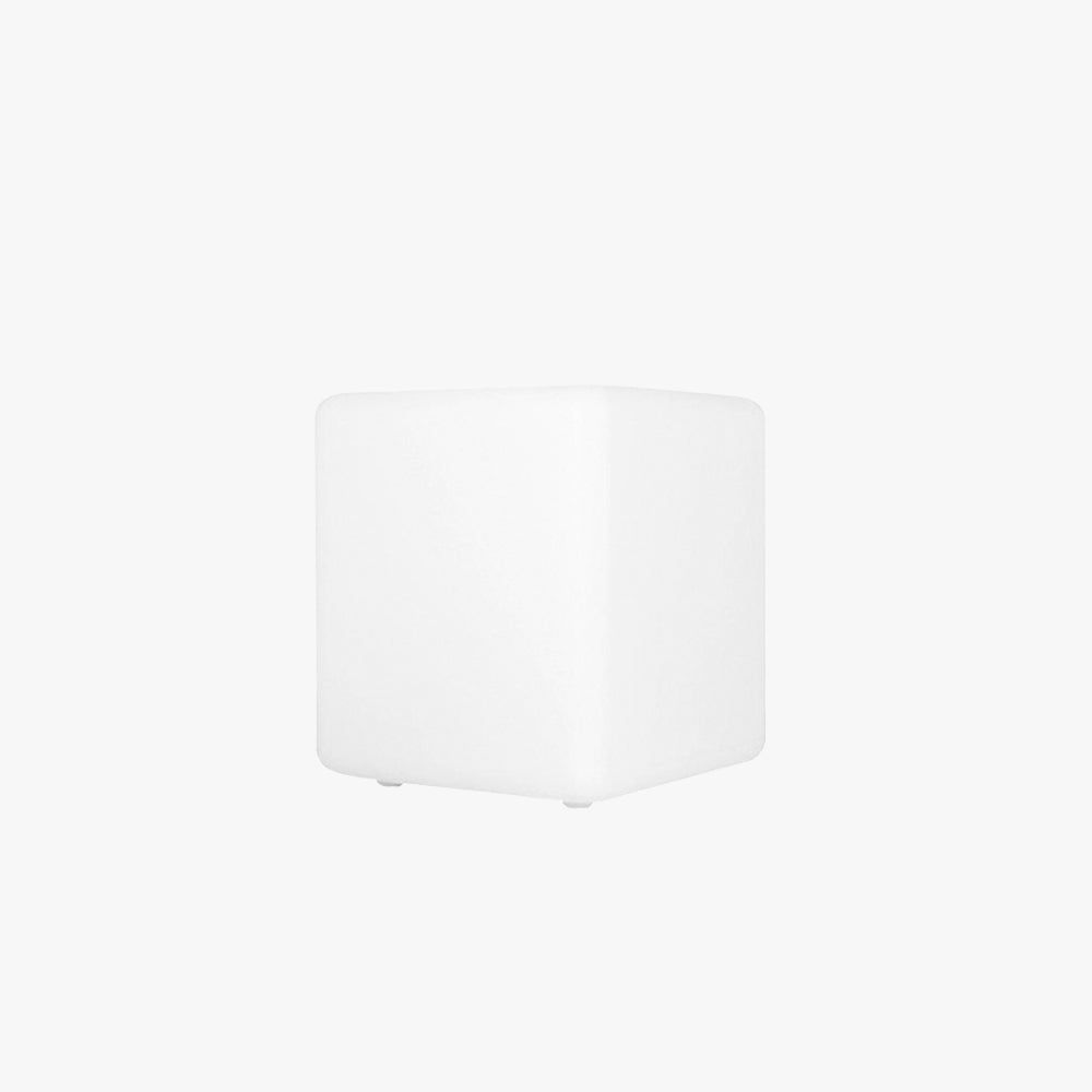 Ray Modern LED Außenleuchte Weiß Garten/Flur/Balkon PE Würfelform 7 Größen Wiederaufladbar