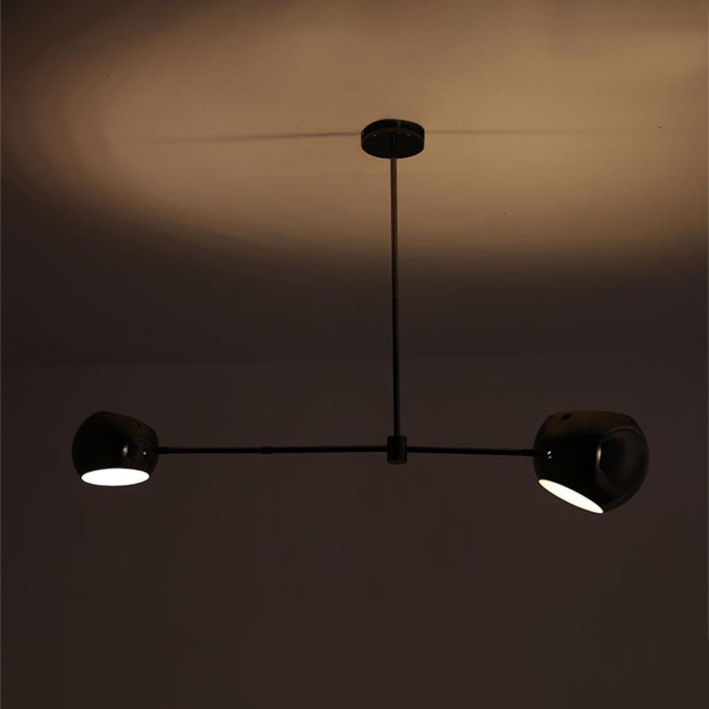 Celanella Kronleuchter Schwarz Glas Acaba Elegant