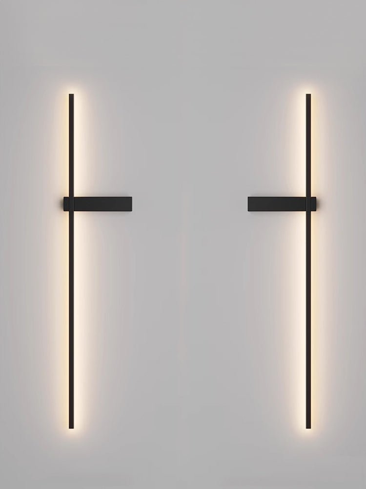 Mesv Linear wiederaufladbare schwarze Wandleuchte