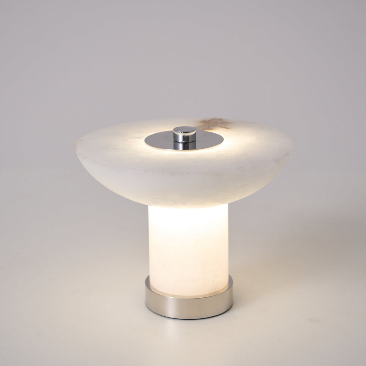 Eurnoran Pilzformige Alabaster-Tischleuchte