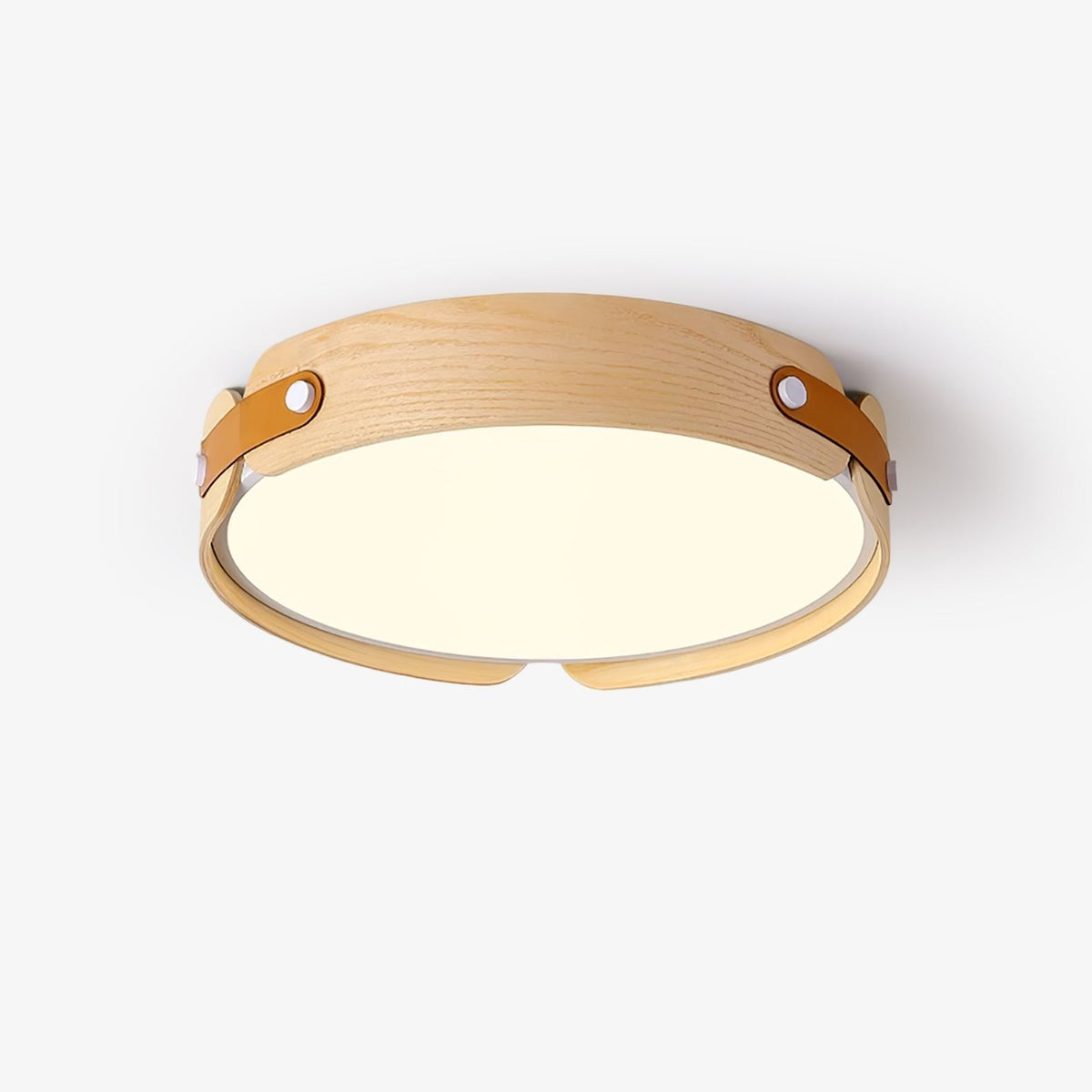 Edan zeitgenössische minimalistische Deckenleuchte aus Holz
