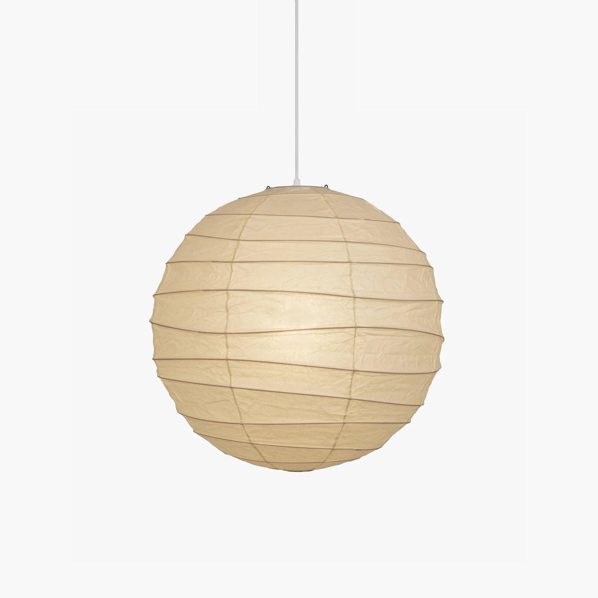 Luna Pendelleuchte mit japanischem Papier-Globus