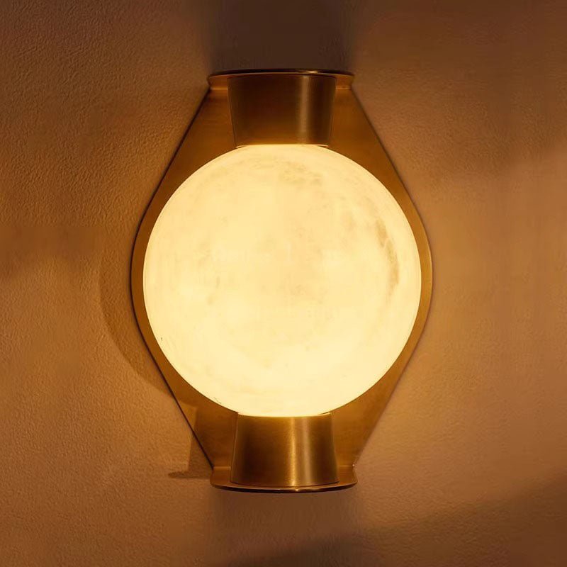 Caldrien Alabaster Orb Alabaster-Wandleuchte