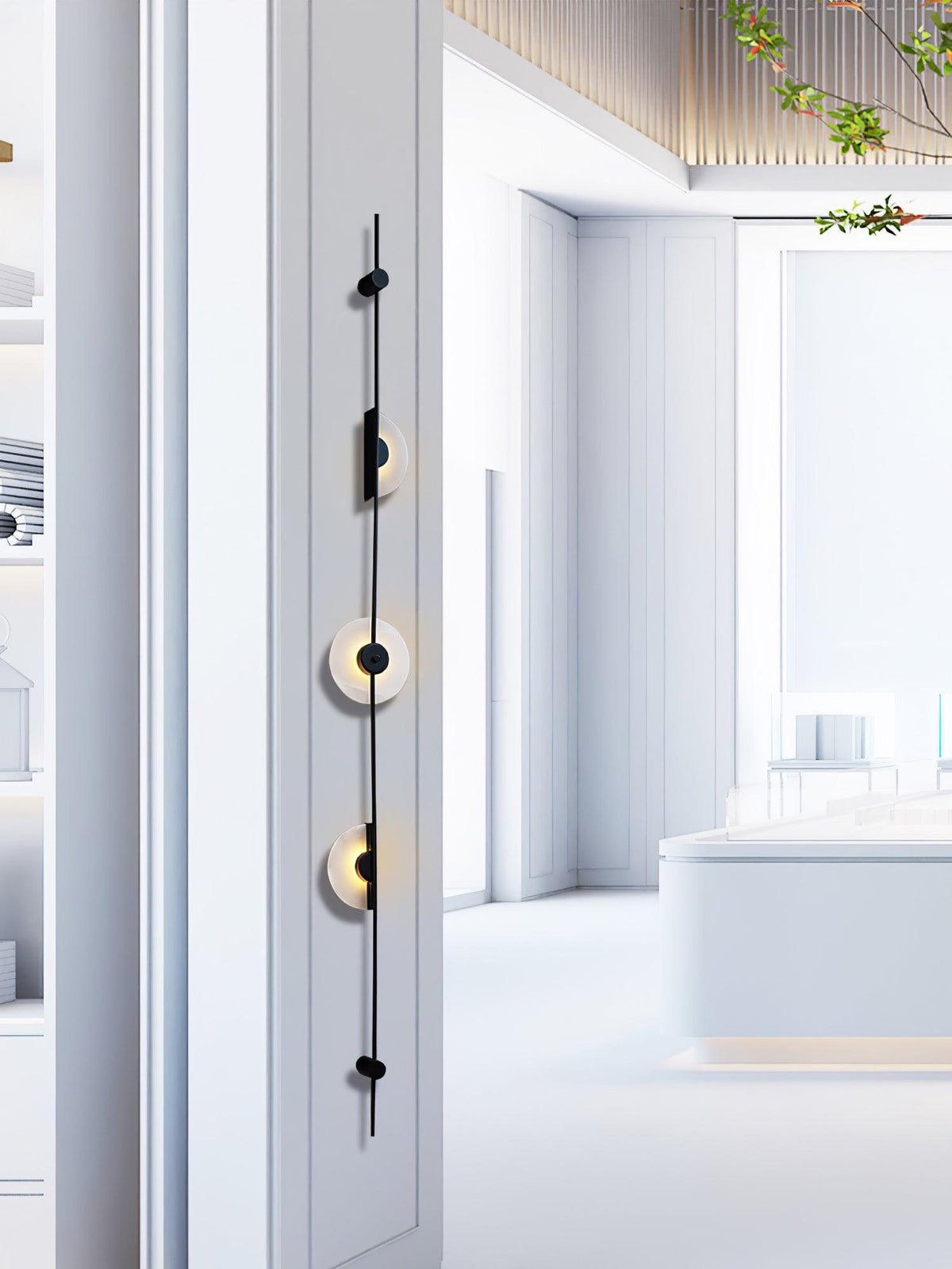Albarina Alabaster Wandleuchte mit Stecker