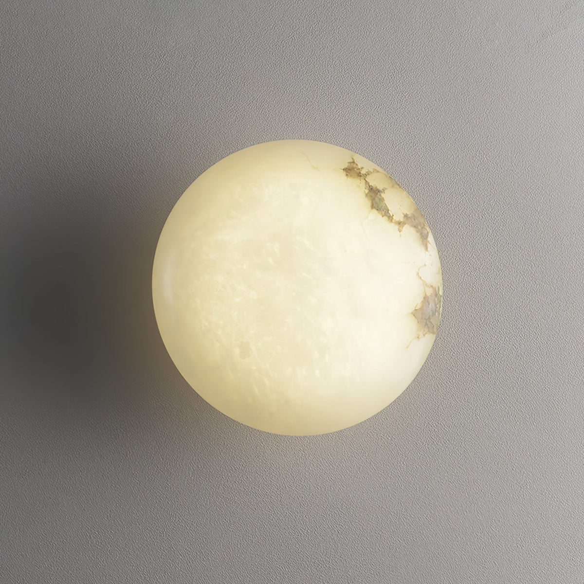 Vanorara Minimalistische Alabaster-flache Deckenleuchte