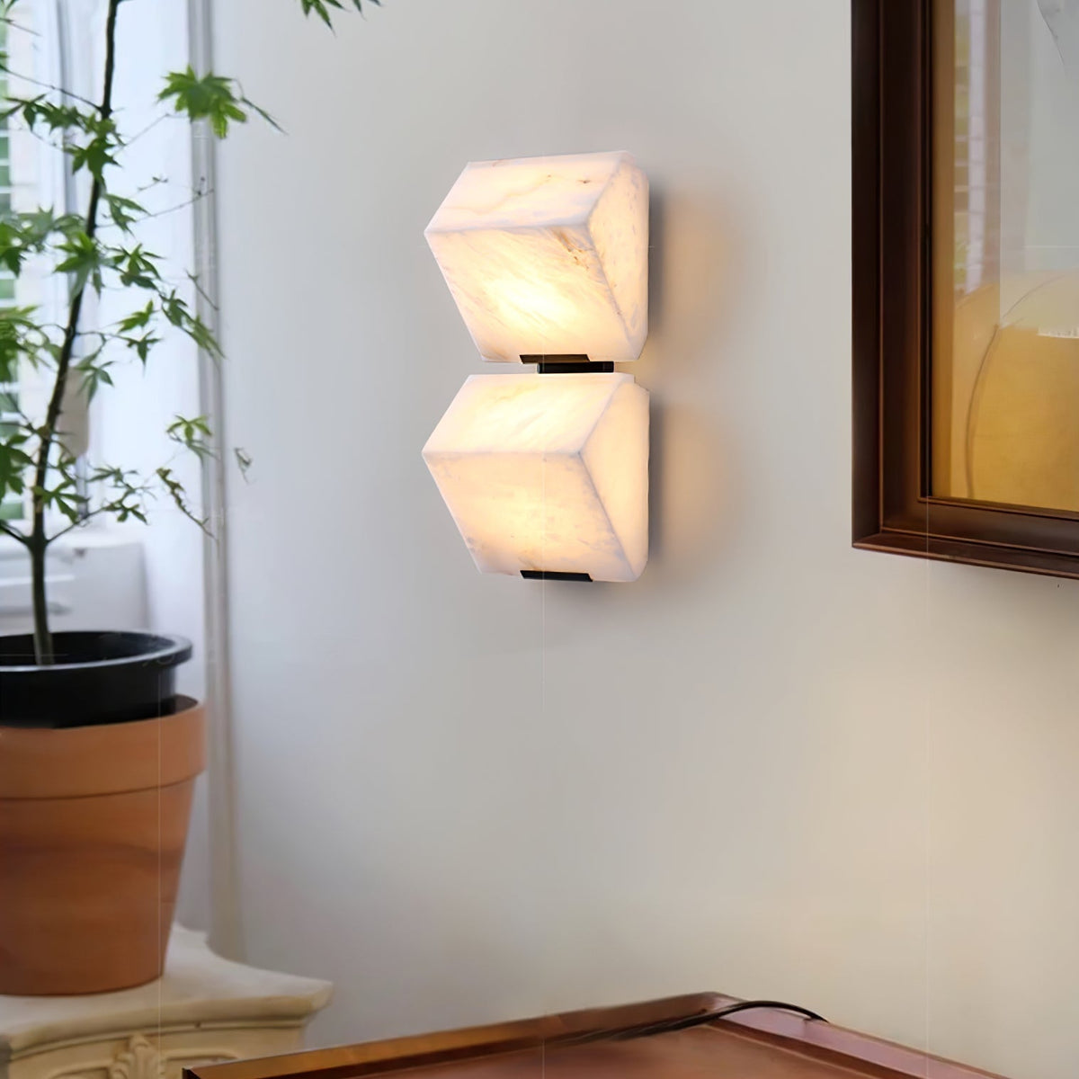 Orien Alabaster Wandleuchte