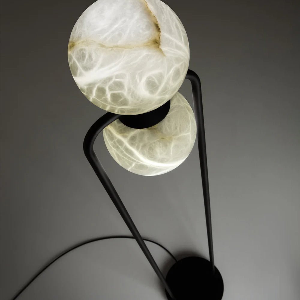Callista Minimalistische Stehleuchte aus Alabaster