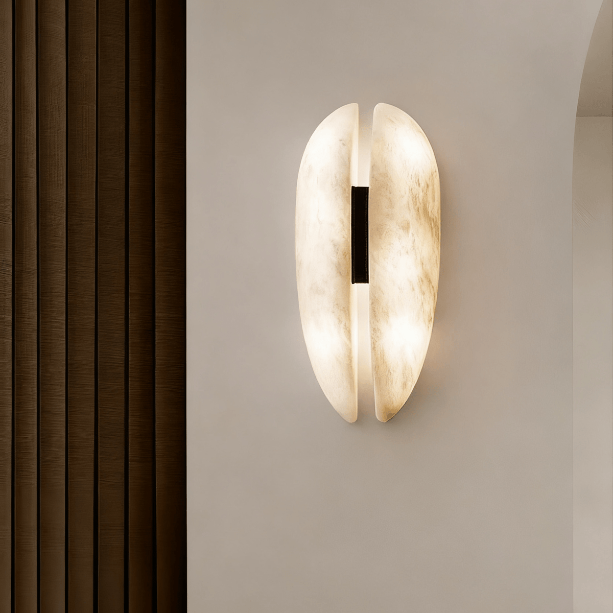 Albeora Alabaster Veil Wandleuchte