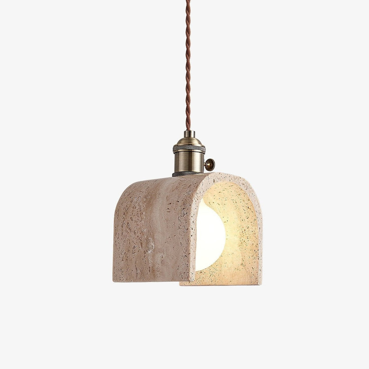 Qisk Travertine Pendelleuchte
