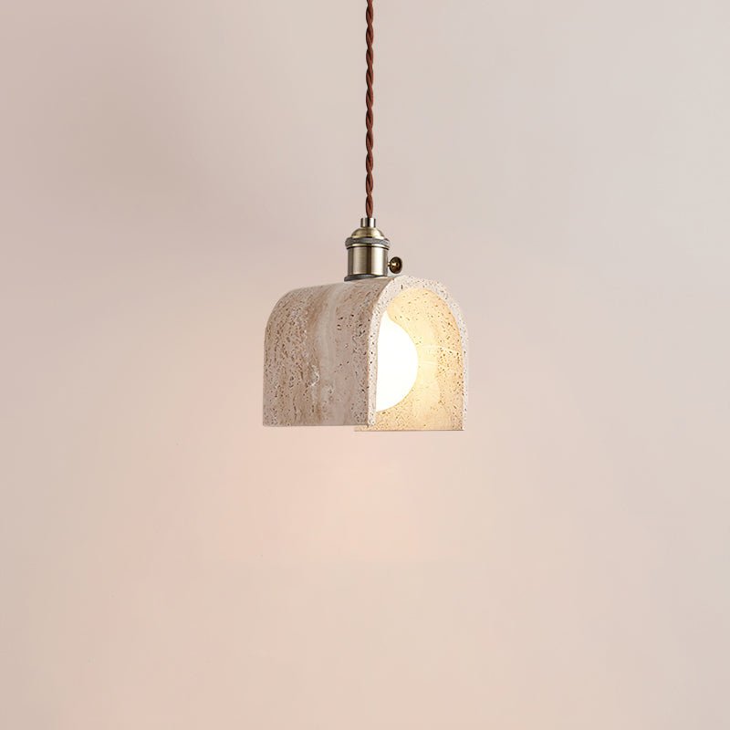 Qisk Travertine Pendelleuchte