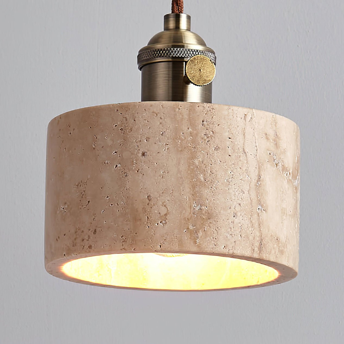 Qisk Travertine Pendelleuchte