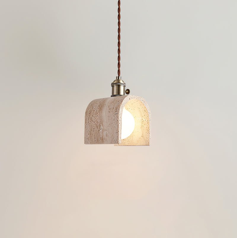 Qisk Travertine Pendelleuchte