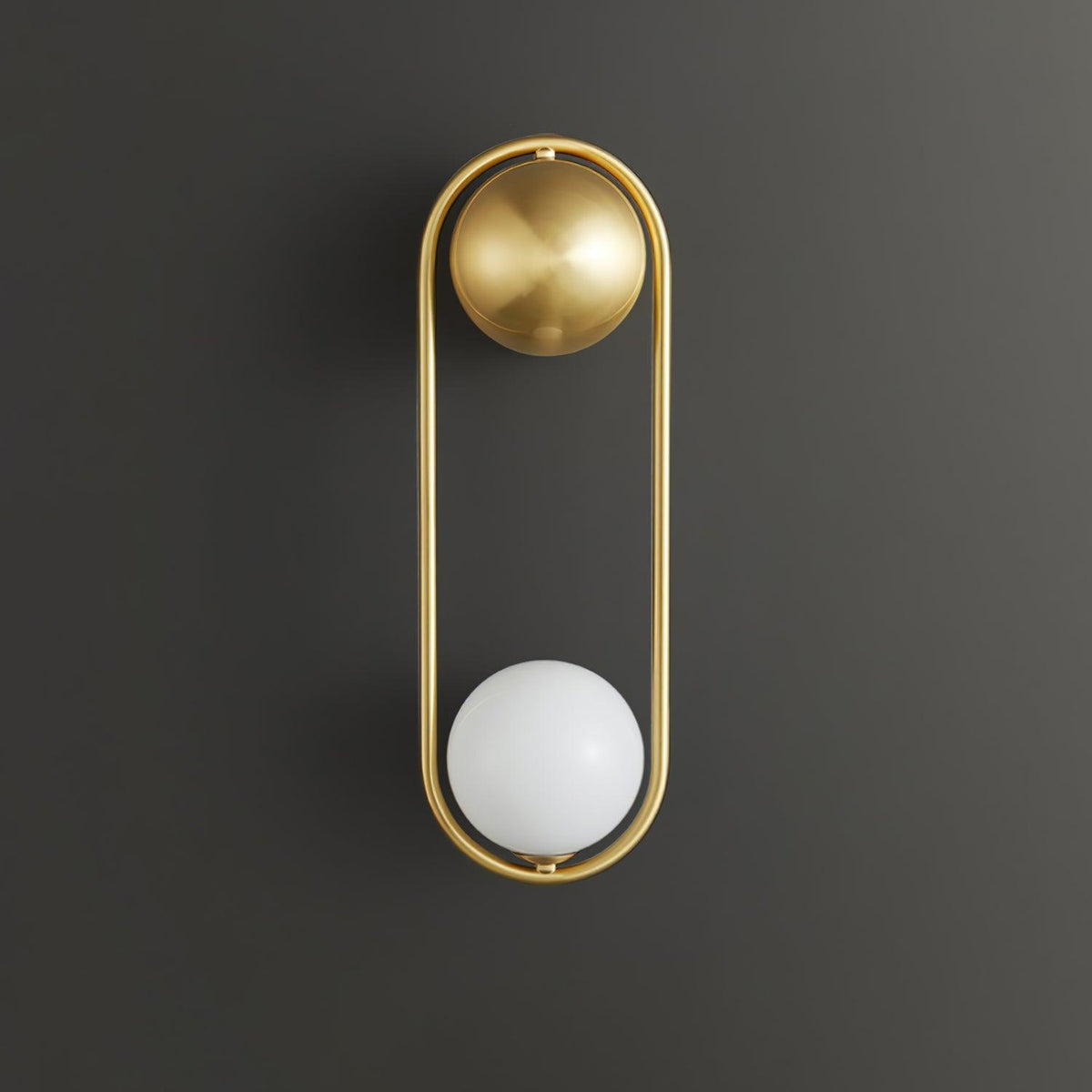 Glode Wandleuchte Loop Rahmen Kugel Kunst Minimalistisch Schlafzimmer | Cielum