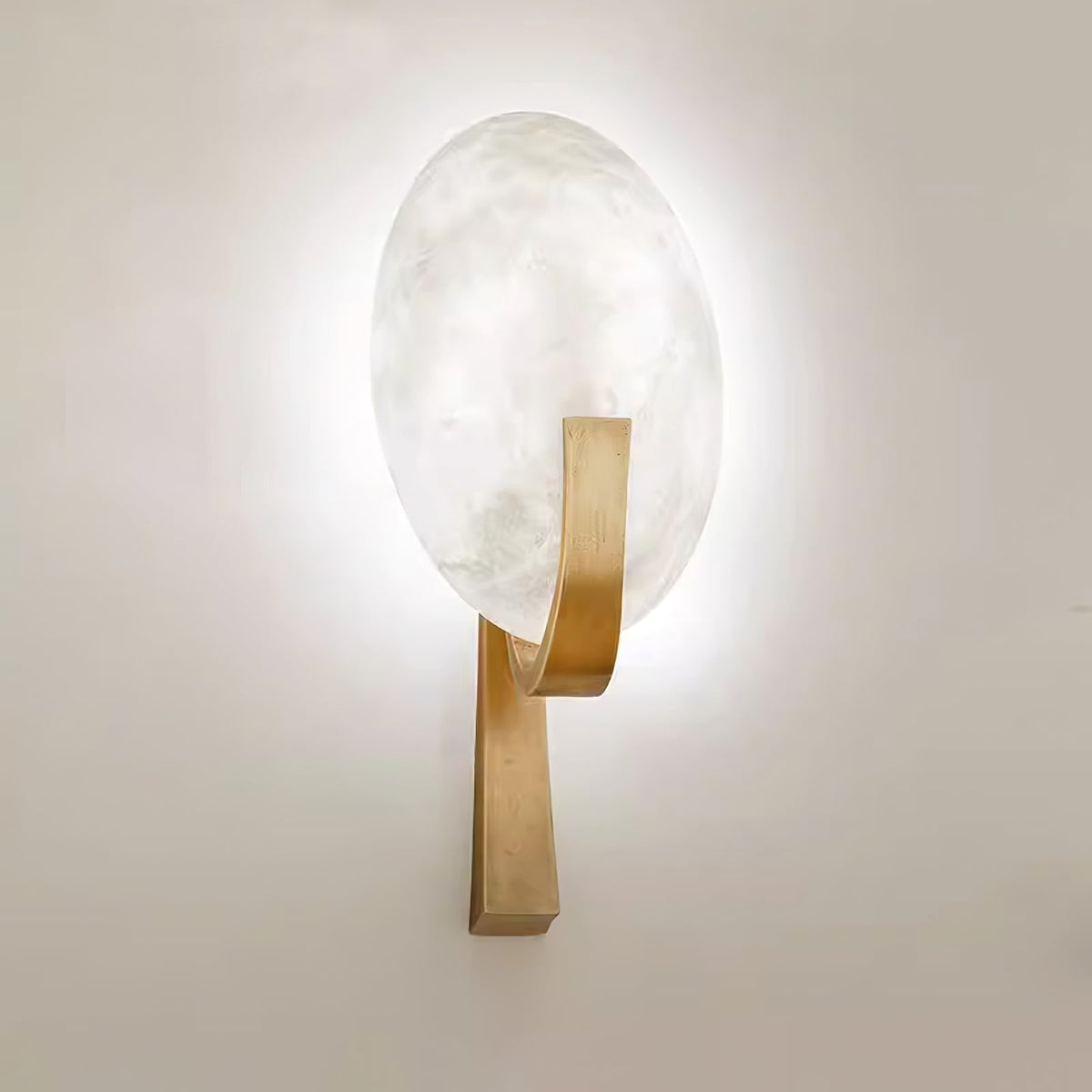 Nivaeria moderne Wandleuchte aus Alabaster