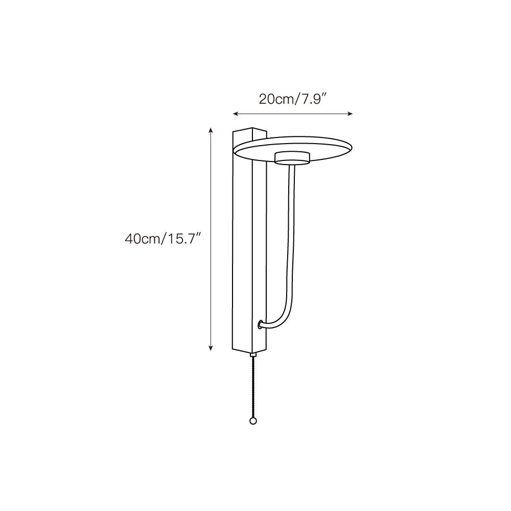 Aevuvyn zeitgenössische minimalistische Marmor-Wandleuchte