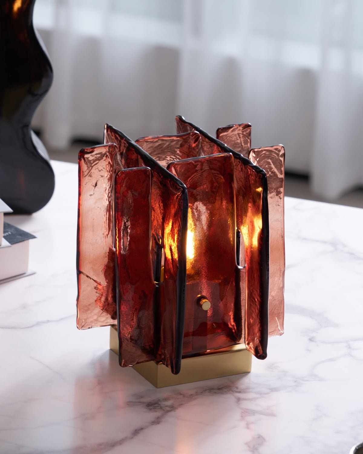 Avlaear Tischleuchte aus Glas