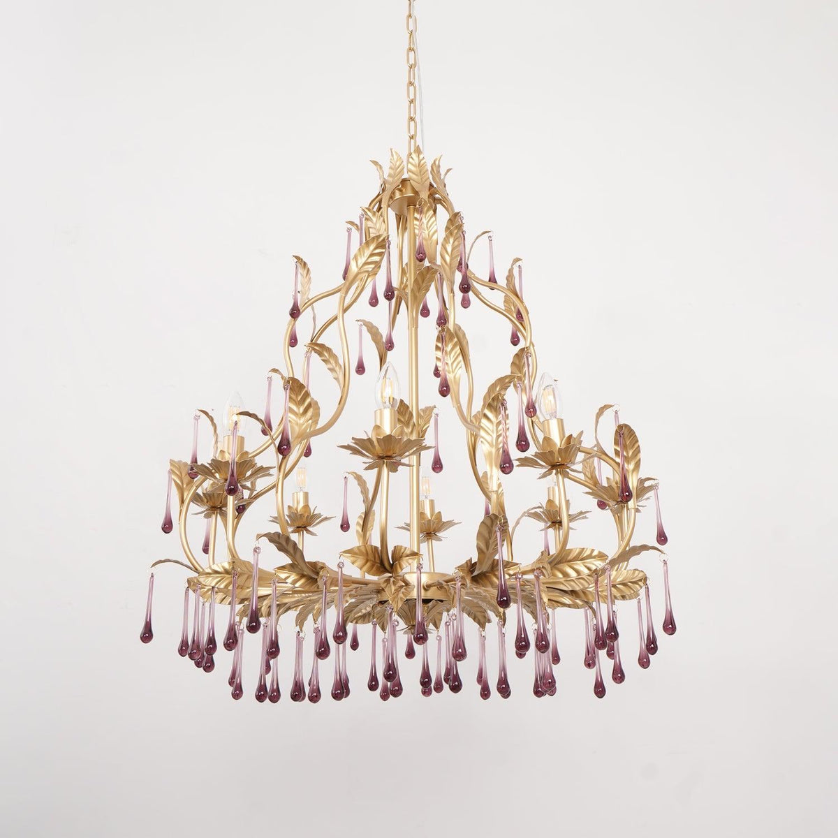 Orienaine Pendelleuchte Gold Blatt