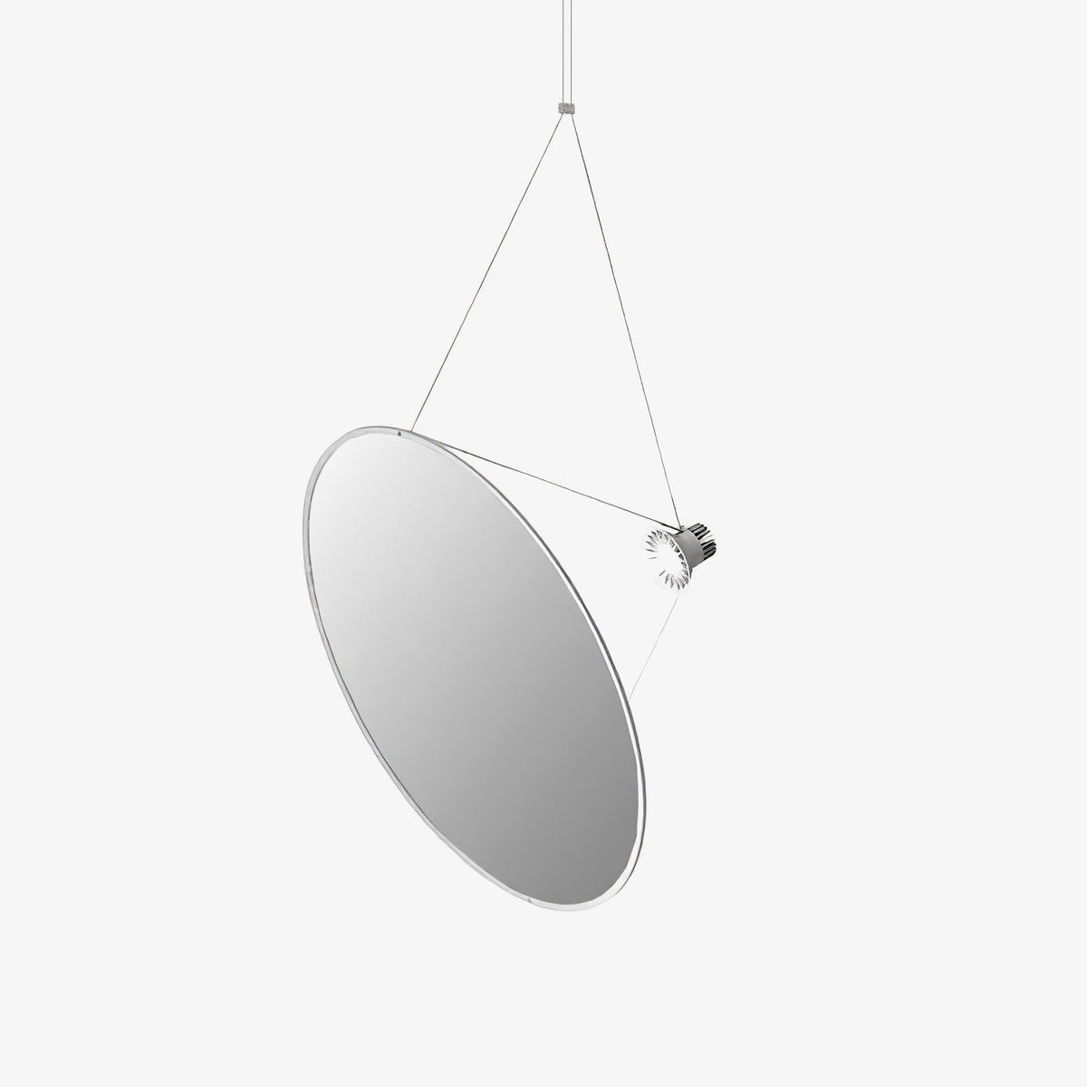 Brio Pendelleuchte aus Stahl im minimalistischen Stil