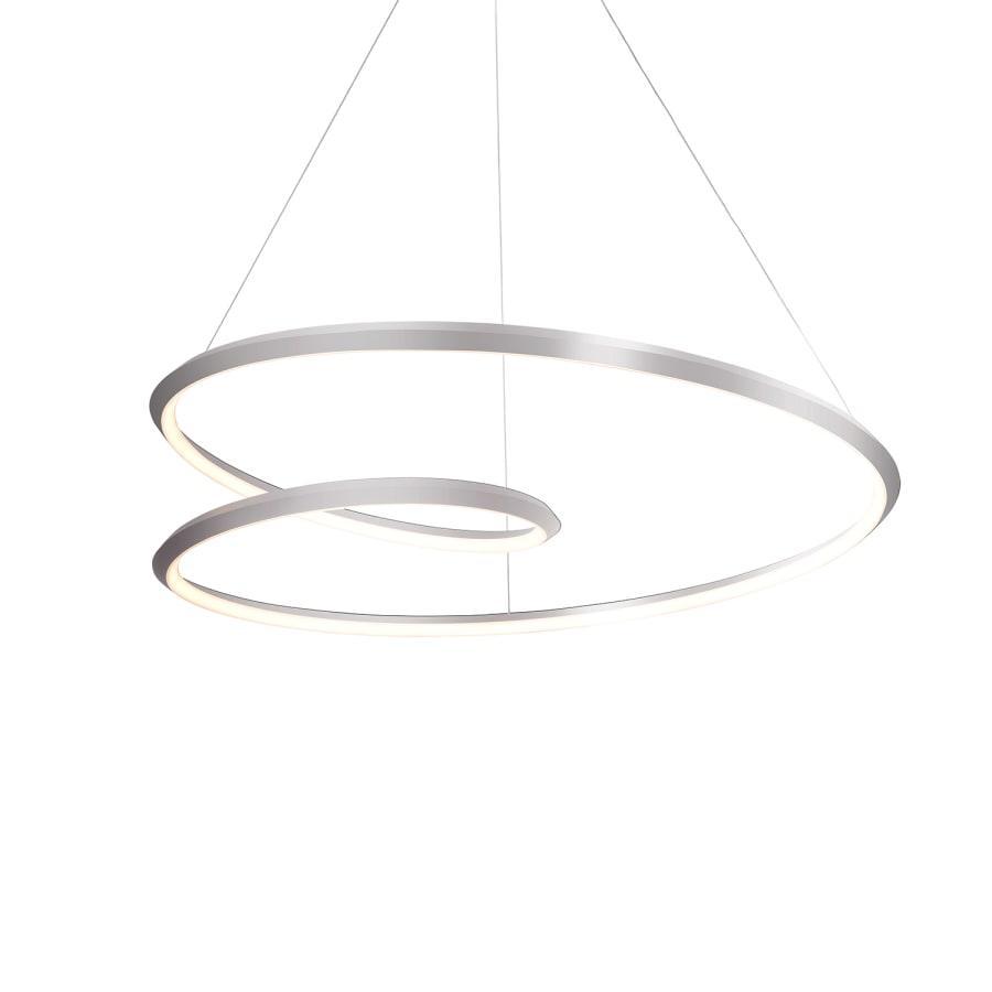 Dilen Kronleuchter Gold Aluminium Opalglas