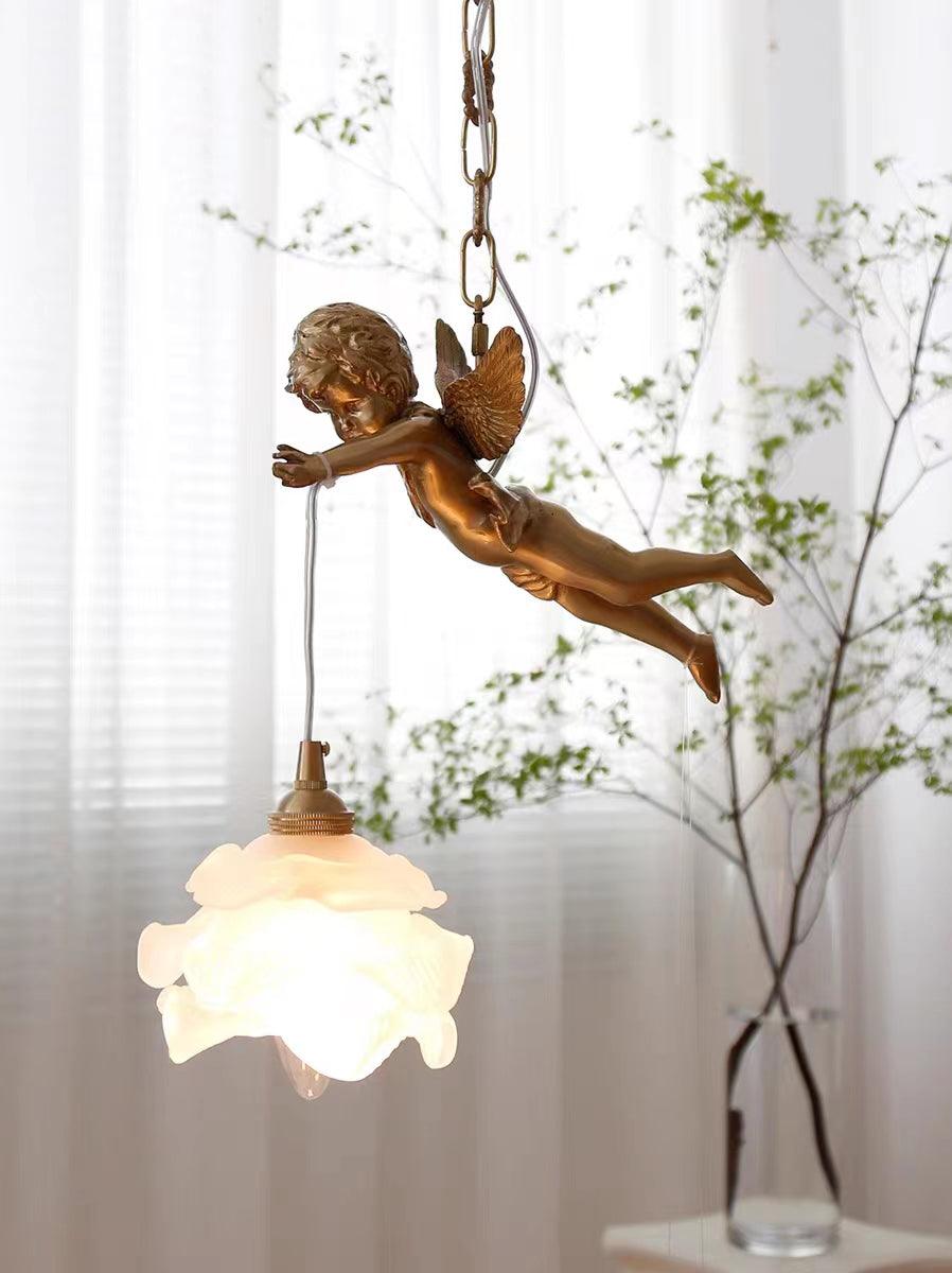 Solene Messing-Luxus-Pendelleuchte