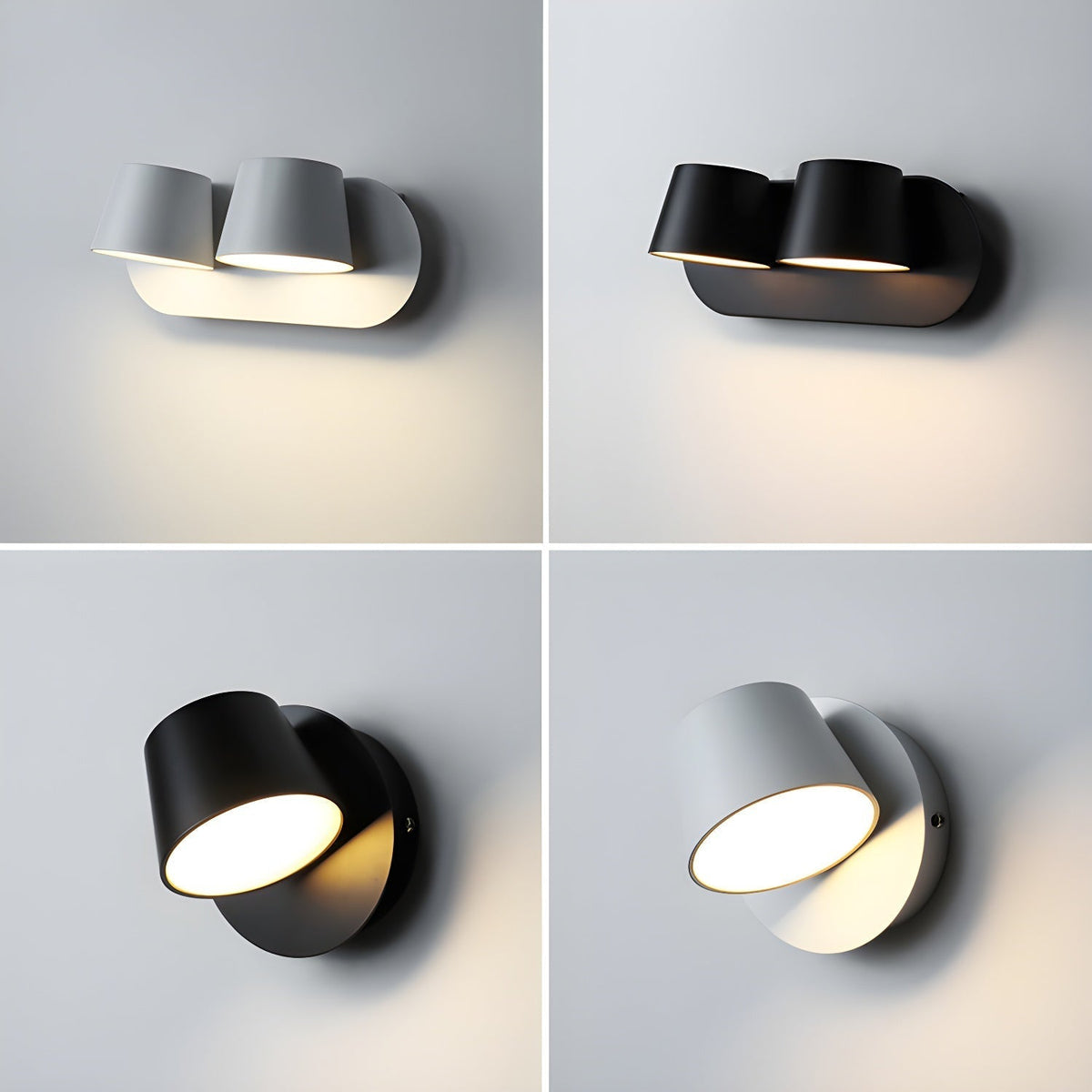 Aurlaeir einstellbare Wandleuchte mit Stecker