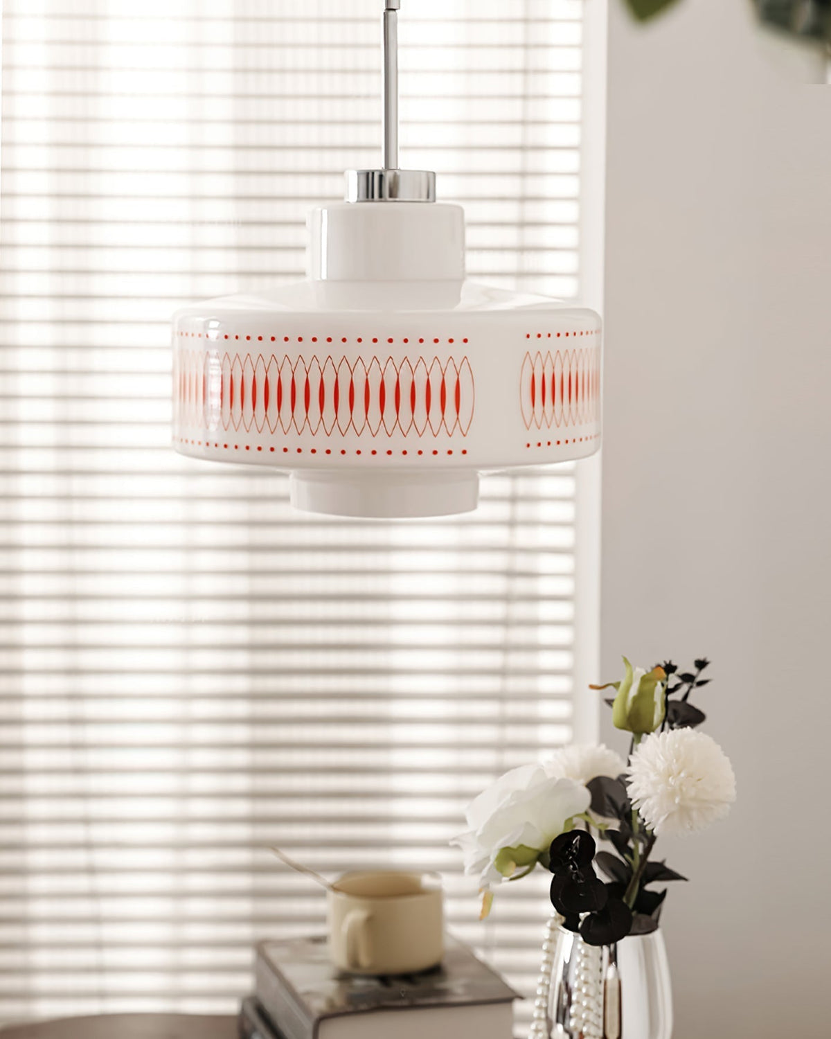 Aelaris Vintage-Glas-Pendelleuchte