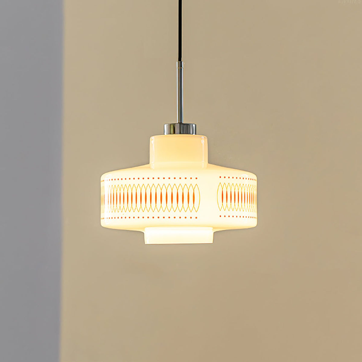 Aelaris Vintage-Glas-Pendelleuchte