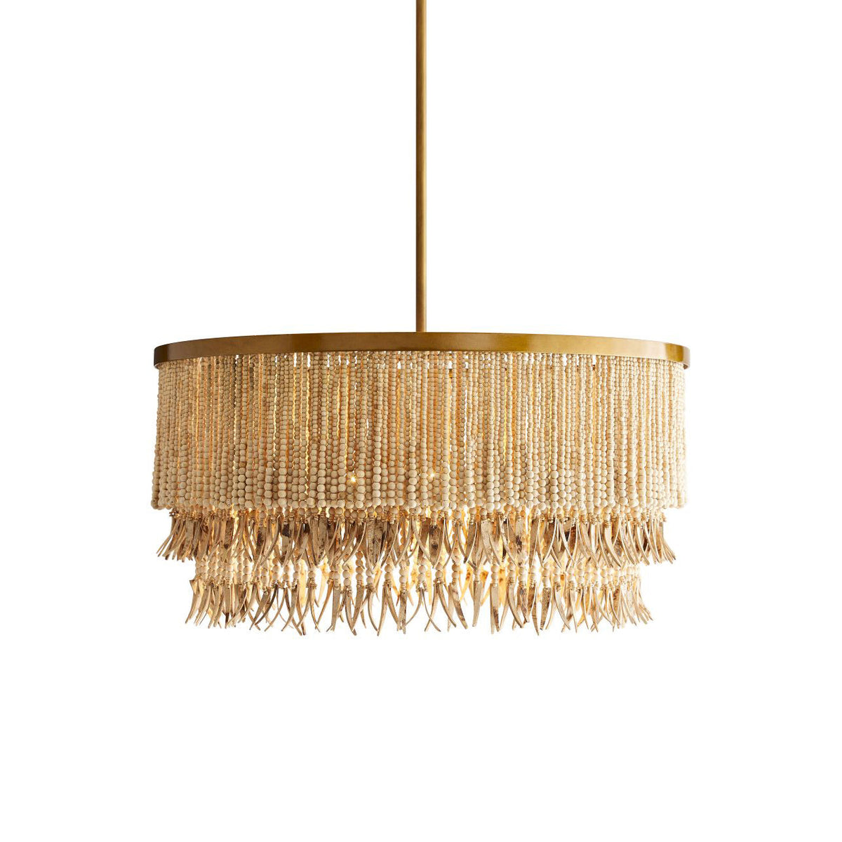 Ljomuvyn Kronleuchter im postmodernen Luxus-Stil aus Holz und Metall