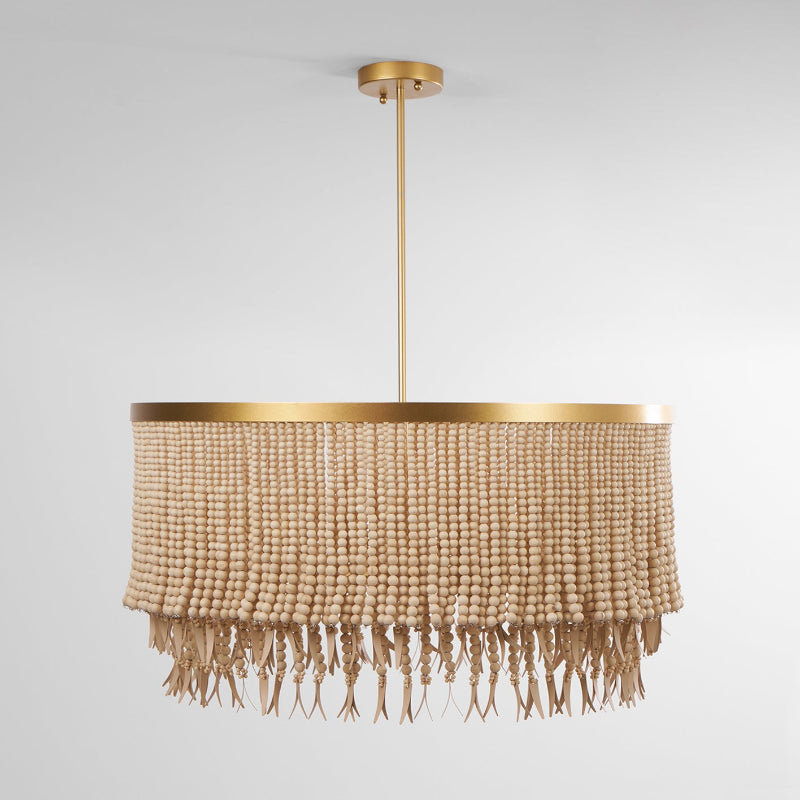 Ljomuvyn Kronleuchter im postmodernen Luxus-Stil aus Holz und Metall