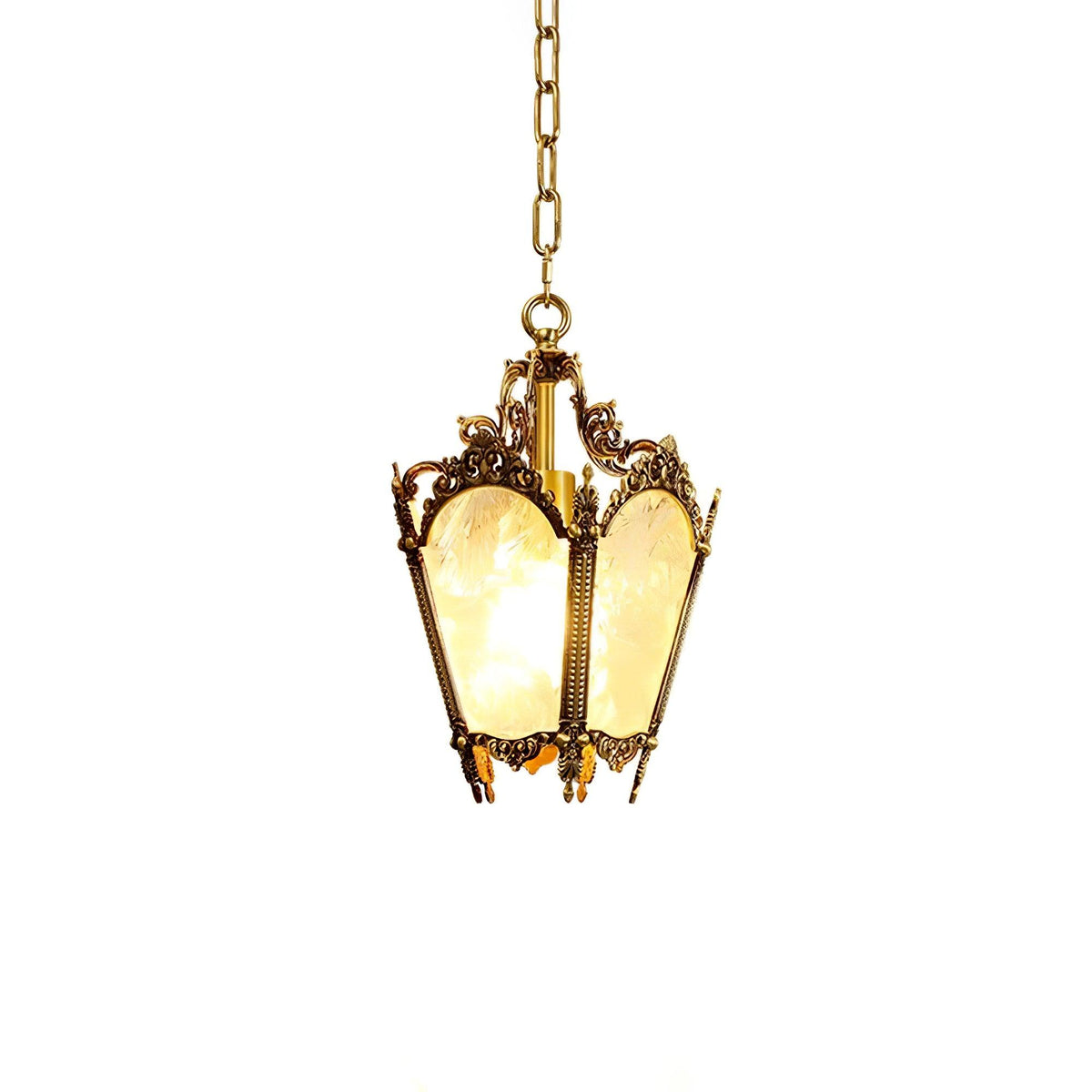 Auririelle Pendelleuchte aus Messing im Empire-Stil, antik und elegant