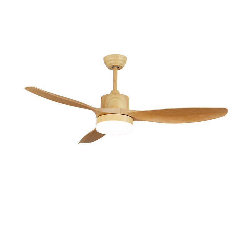 Arysen zeitgenössische Deckenventilator mit Beleuchtung aus Holz