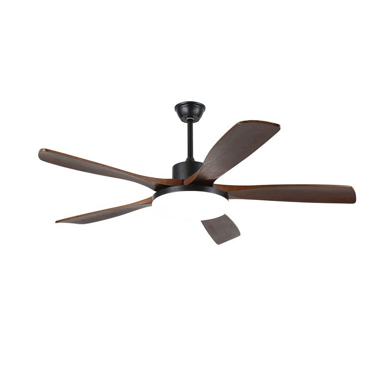 Arysen zeitgenössische Deckenventilator mit Beleuchtung aus Holz