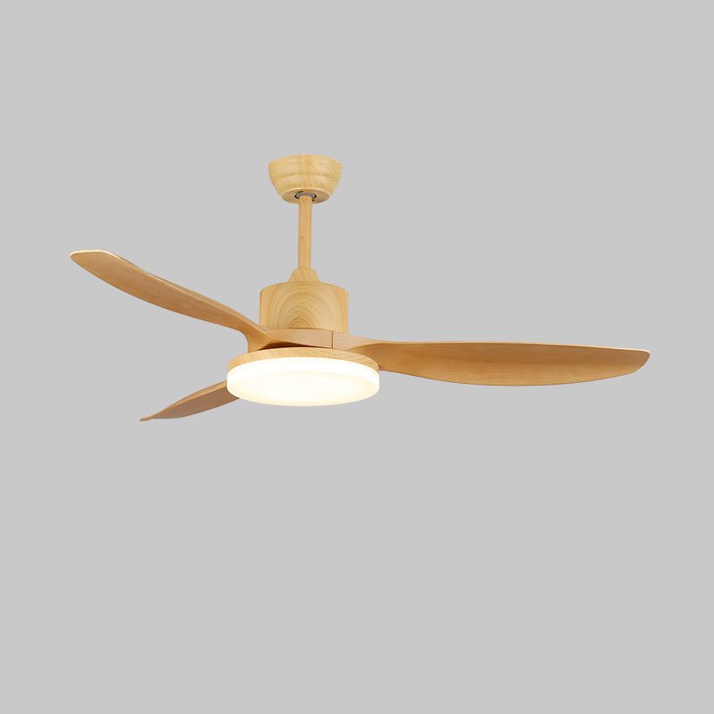 Arysen zeitgenössische Deckenventilator mit Beleuchtung aus Holz