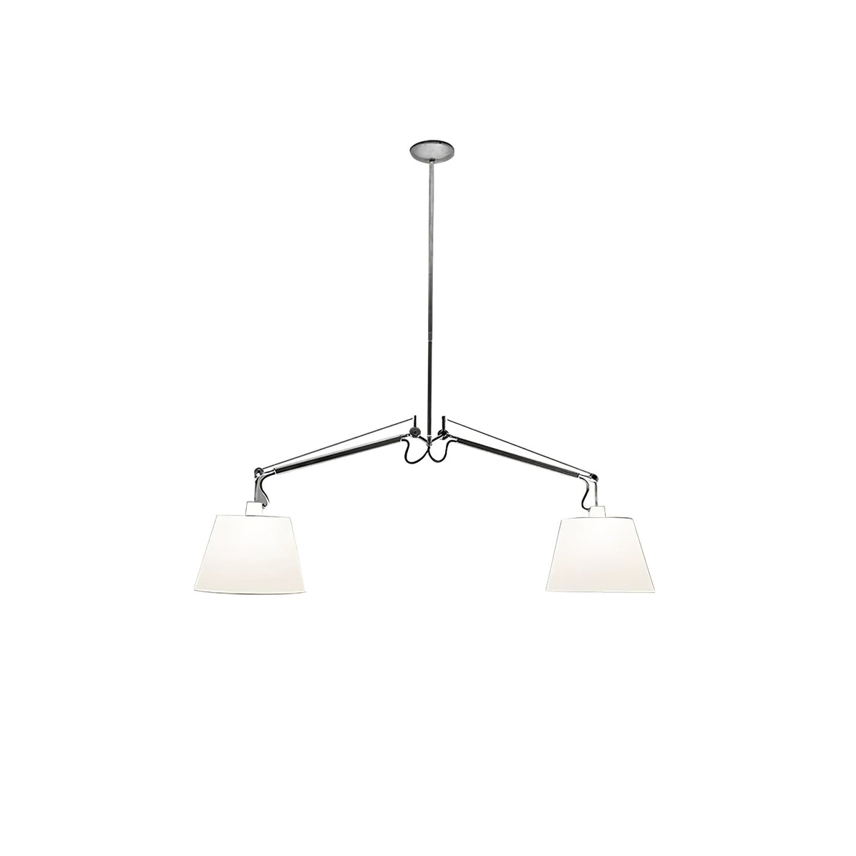 Evmirion Premium Elegance Stoff-Lampenschirm Pendelleuchte
