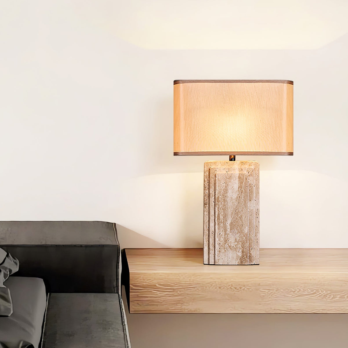 Cocare Travertine Tischleuchte