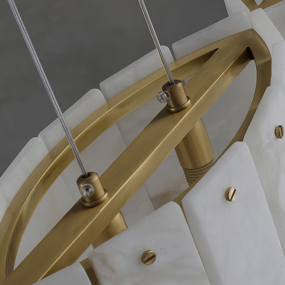 Cavelan Cluster Alabaster Pendelleuchte