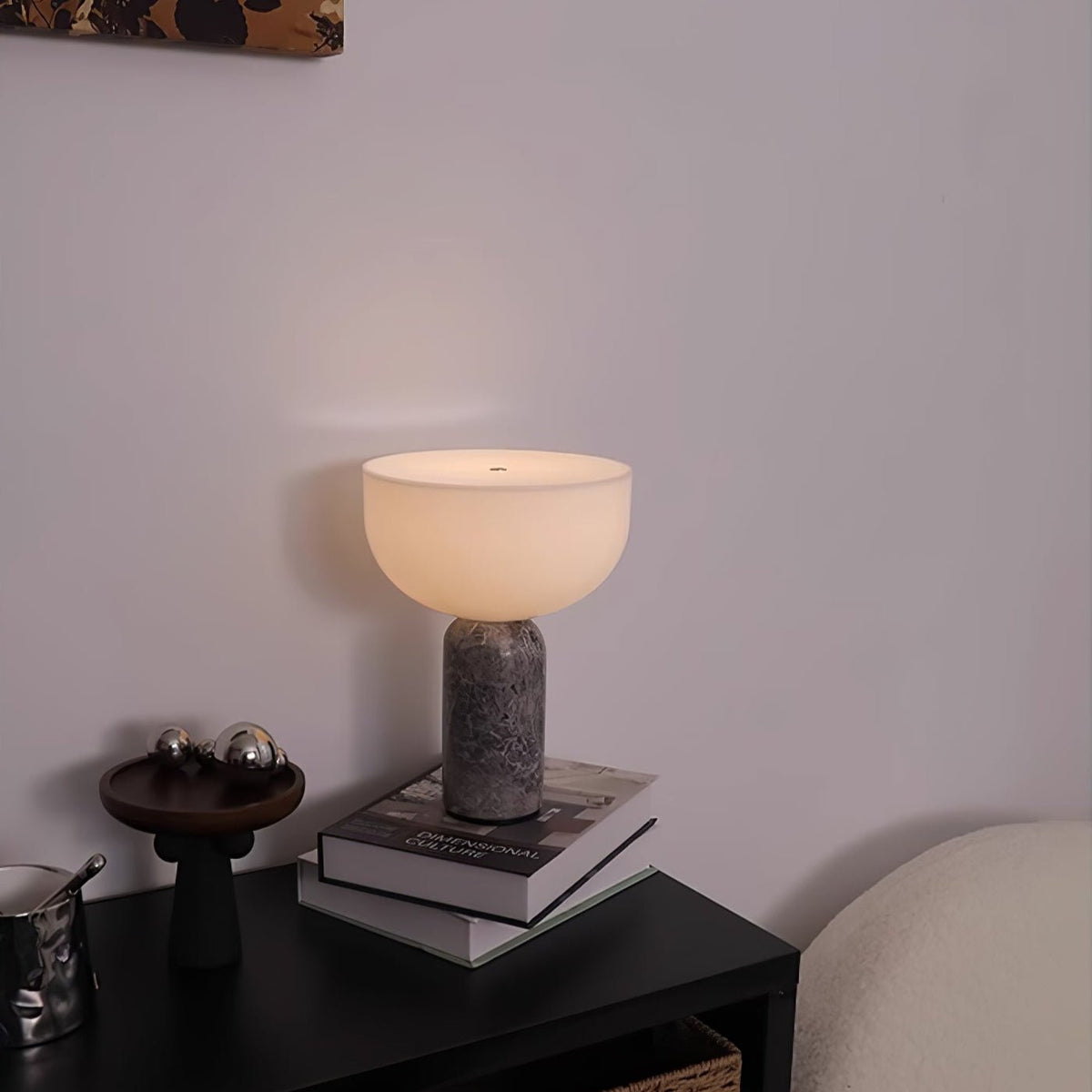 Vicky Minimalistische Marmor-Tischleuchte